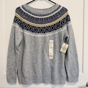 ST JOHNS BAY CREW NECK KNIT SWEATER
